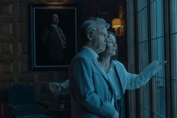 (L-r) TOM CRUISE as Rockwell and SANDRA HÜLLER as Emma in Warner Bros. Pictures and Legendary Pictures’ “DIGGER,” a Warner Bros. Pictures release.