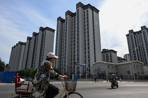 China’s property crisis has weighed on investor sentiment.