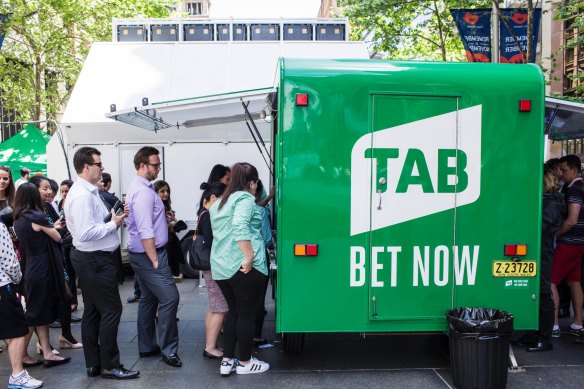 Tab wagering online