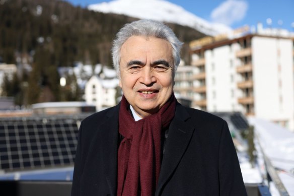 Thunberg met with IEA chief Fatih Birol in Davos.