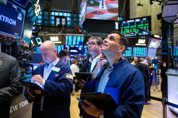Wall Street advanced despite Tesla’s slump.