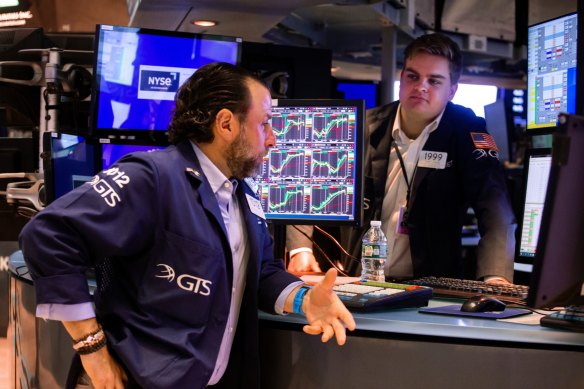 Wall Street jumped to end a three-day losing streak.