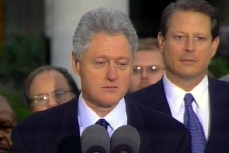 From The Archives 1998 The Us In Turmoil As Bill Clinton Is