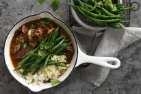 Adam Liaw's stroganoff stew. 