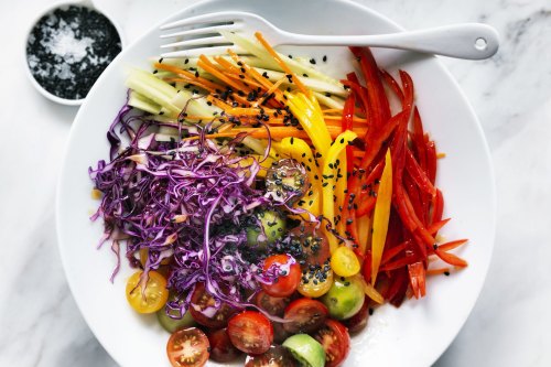 Photograph by William Meppem / SL food, April 10 : Adam Liaw recipe - Rainbow salad.
SLIFE160410 William Meppem Ã¢ÂÂ Wed, 15. November 2017 10:32 AM994152945.jpgPhotograph by William Meppem / SL food, April 10 :ÃÂ AdamÃÂ LiawÃÂ recipe -ÃÂ RainbowÃÂ salad. SLIFE160410