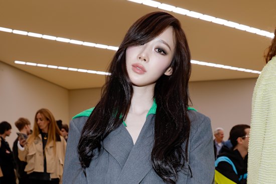Giselle at the Loewe fashion show as part of Paris Fashion Week Fall 2026.