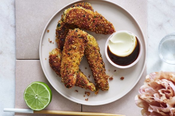 Adam Liaw's chicken katsu tenderloins