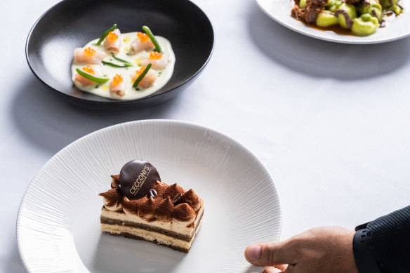 Cecconi’s tiramisu.