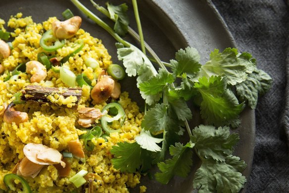 Jill Dupleix’s cauliflower rice.