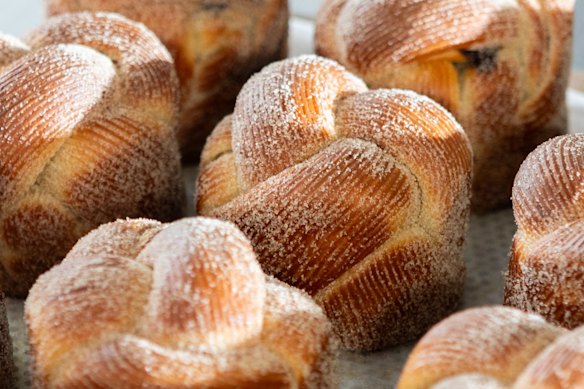 Sugary pastries.