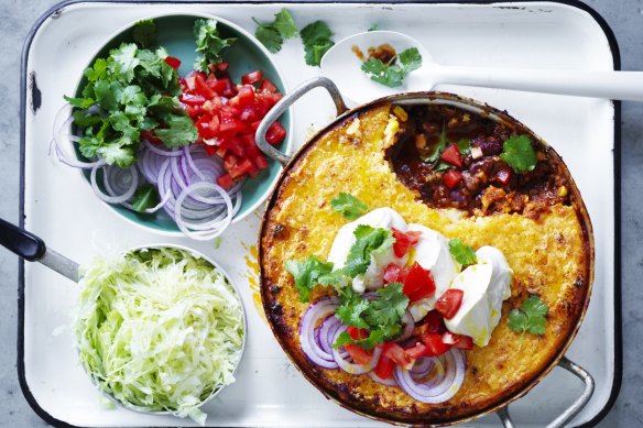 Adam Liaw's taco pie