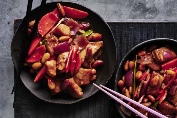 Adam Liaw's Chinese almond chicken