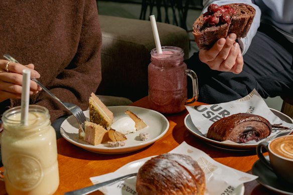 Dine in at The Flour House’s Highett store.