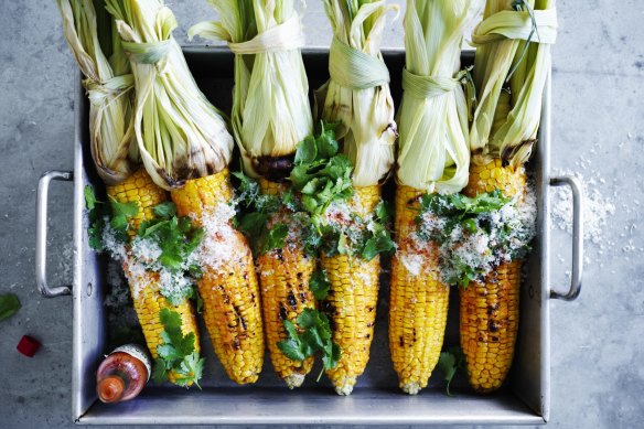 Adam Liaw's Mexican corn