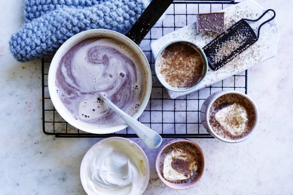 Adam Liaw's peanut butter hot chocolate