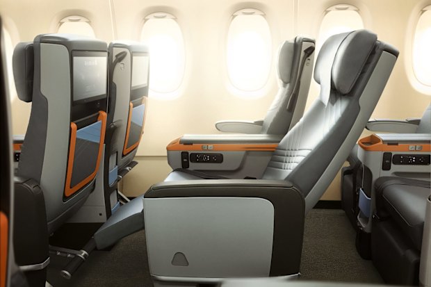 Singapore Airlines’ premium economy class.