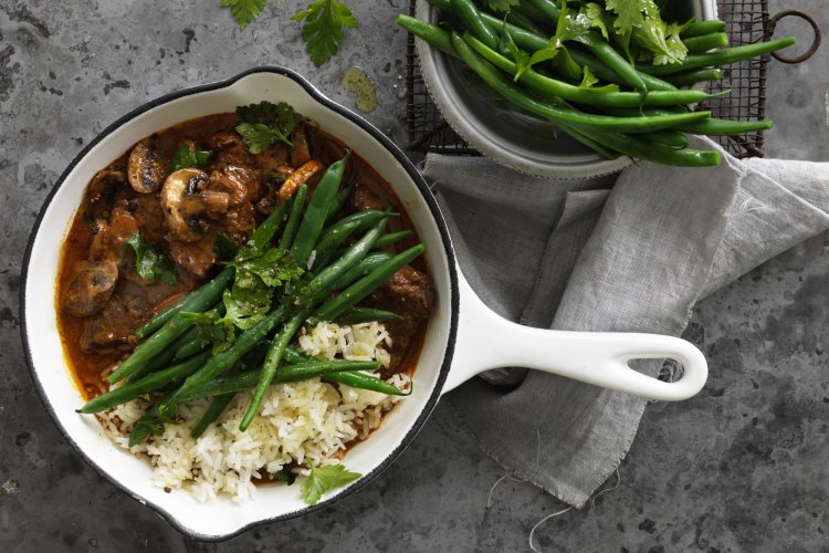 Adam Liaw's stroganoff stew. 