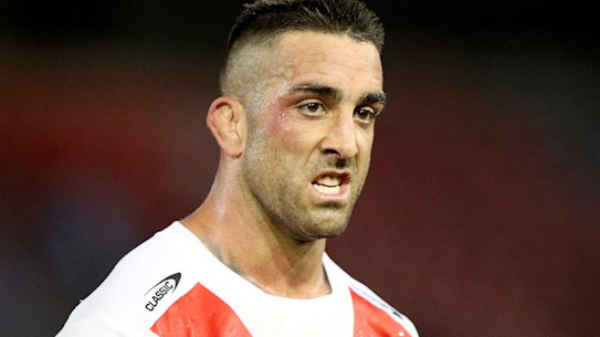 Paul Vaughan was also involved in a texting scandal that saw him breached by the Dragons.