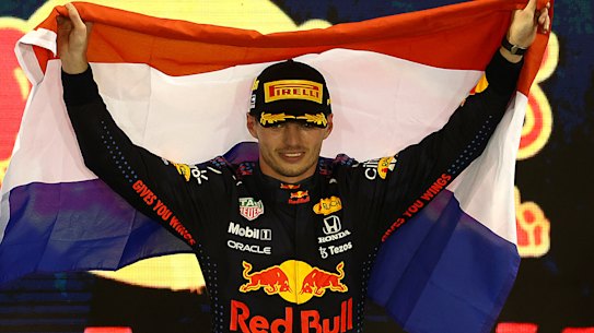 New world champion Max Verstappen.