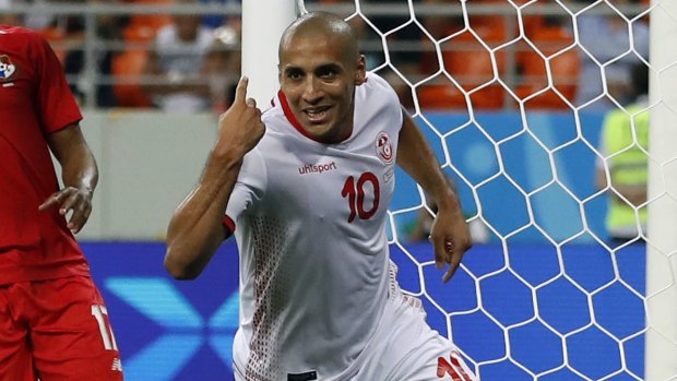Khazri gives Tunisia first finals win in 40 years