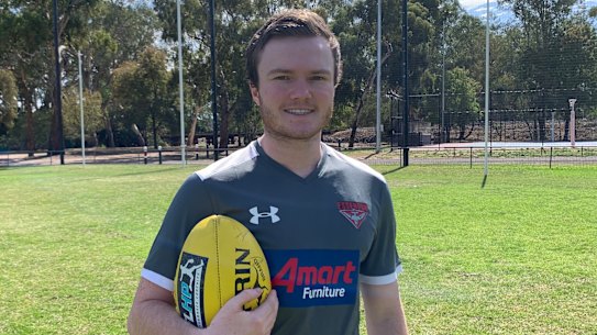 Austin O'Connor-Stubbs' dream job at Essendon lasted five months.