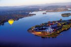 Canberra is built around a lake named after its designer.