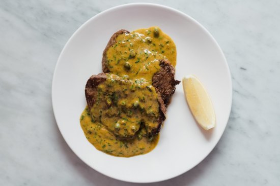 Copper Tree farm fillet steak with Cafe de Paris butter at Next Door.