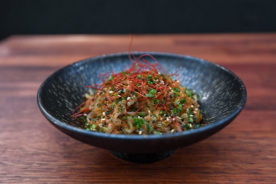 Konnyaku aglio olio.