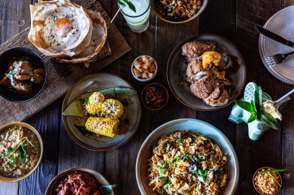 A Sri Lankan feast at Colombo Social.
