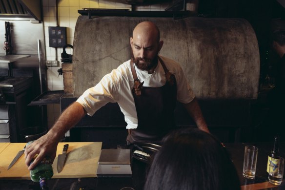 Aussie chef Dave Pynt of Singapore's Burnt Ends restaurant. 