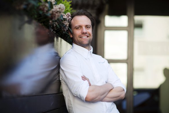 Brett Graham at The Ledbury restaurant in London.