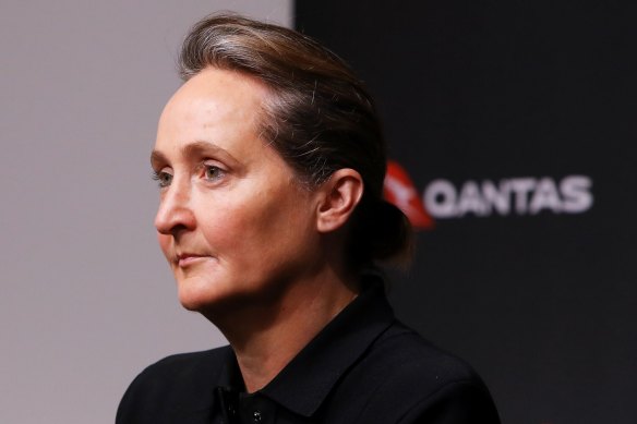 Qantas chief executive Vanessa Hudson.