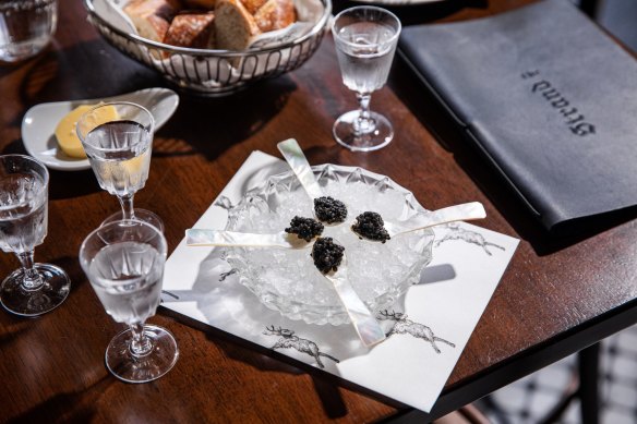 Oscietra caviar is buttery with a hint of hazelnut.