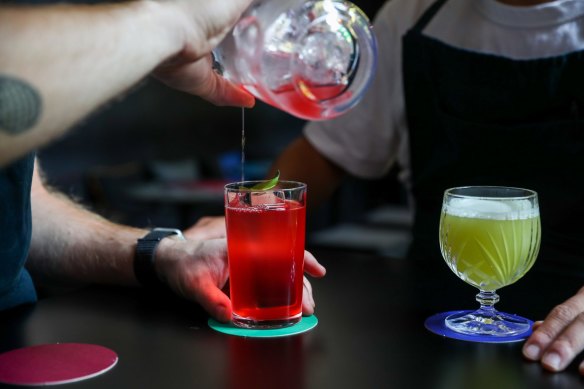 PS40 bar in Sydney serves no-alcohol cocktails. 