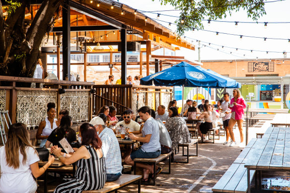 The Vic on the Park in Marrickville boasts a 400-person beer garden.