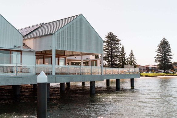 The revamped waterfront restaurant at St George Sailing Club welcomes all ages.