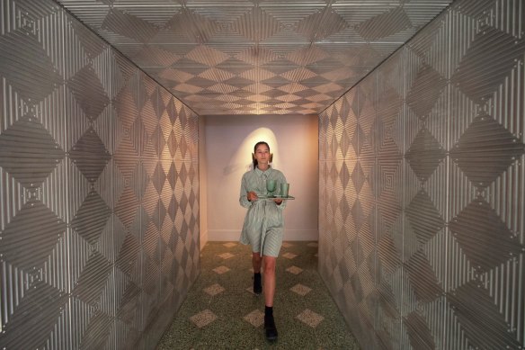 The otherworldly design of Di Stasio Carlton will play backdrop to Lauren Eldridge’s creativity.