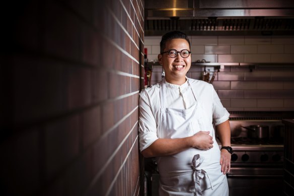 Victor Liong at his CBD restaurant, Lee Ho Fook.