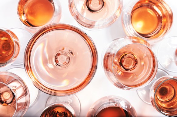 Modern rosé wines tend to be pale in colour.