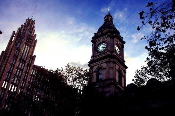 Melbourne Town Hall.
