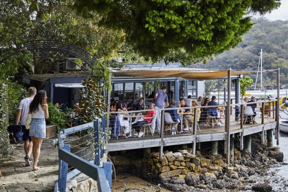 The secluded Cottage Point Inn.
