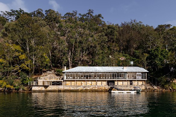 Berowra Waters Inn sits on the Hawkesbury River.