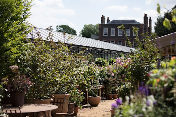 Petersham Nurseries era um café e creche em crescimento.