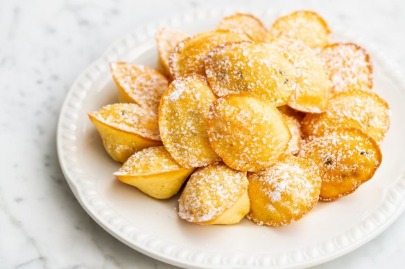 Madeleines at Loulou Bistro.