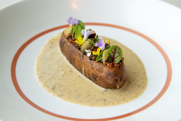 Oncore’s potato and roe dish. 