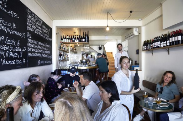 The buzzy room at 10 William St in Paddington.