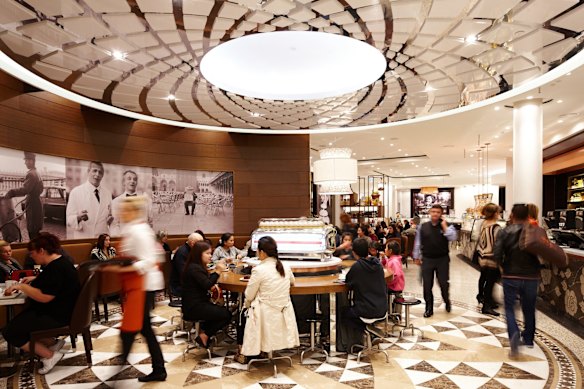 Brunetti restaurant in Lygon St, Carlton.
