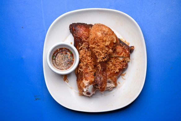 Soi 38’s fried chicken is a top pick.