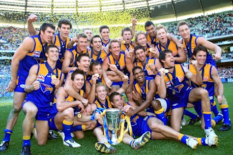 AFL Grand Final 2006  Sydney Swans V West Coast Eagles at the MCG  West Coast Eagles winners of the 2006 Grand Final.     Picture by VINCE CALIGIURI ,   30 September 2006  THE AGE SPORT SPECIAL GFINAL
