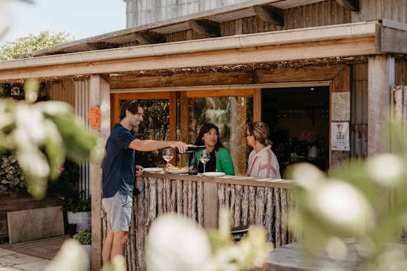 The cellar door at Quealy Wines in Balnarring.